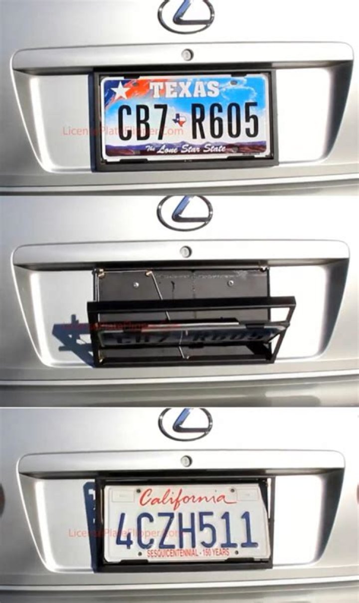 Are number plate Flippers legal UK?
